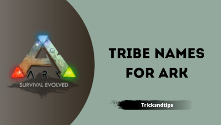 funny ark tribe names